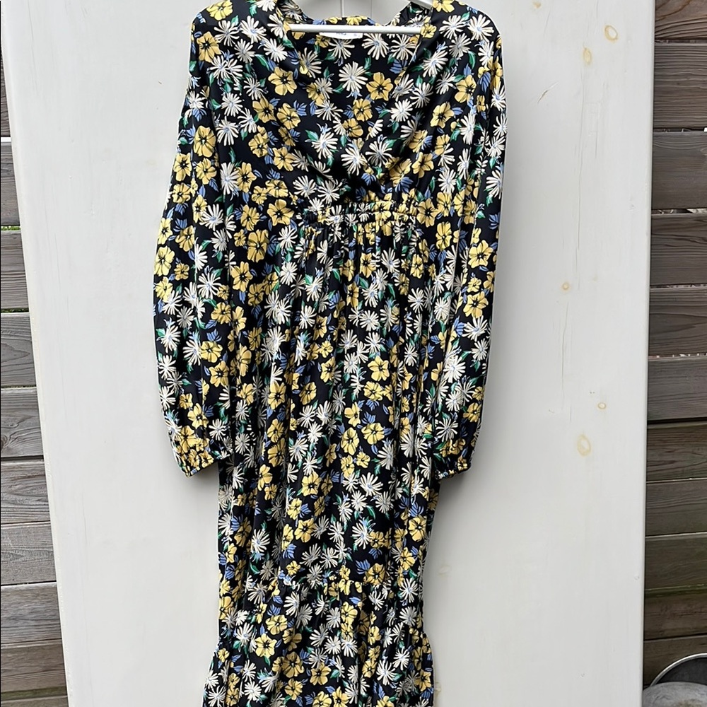 Floral Long Sleeve Dress